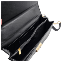 Thumbnail for The Bag Couture Handbags, Wallets & Cases TOM FORD Logo Clasp Embossed Shoulder Bag Black