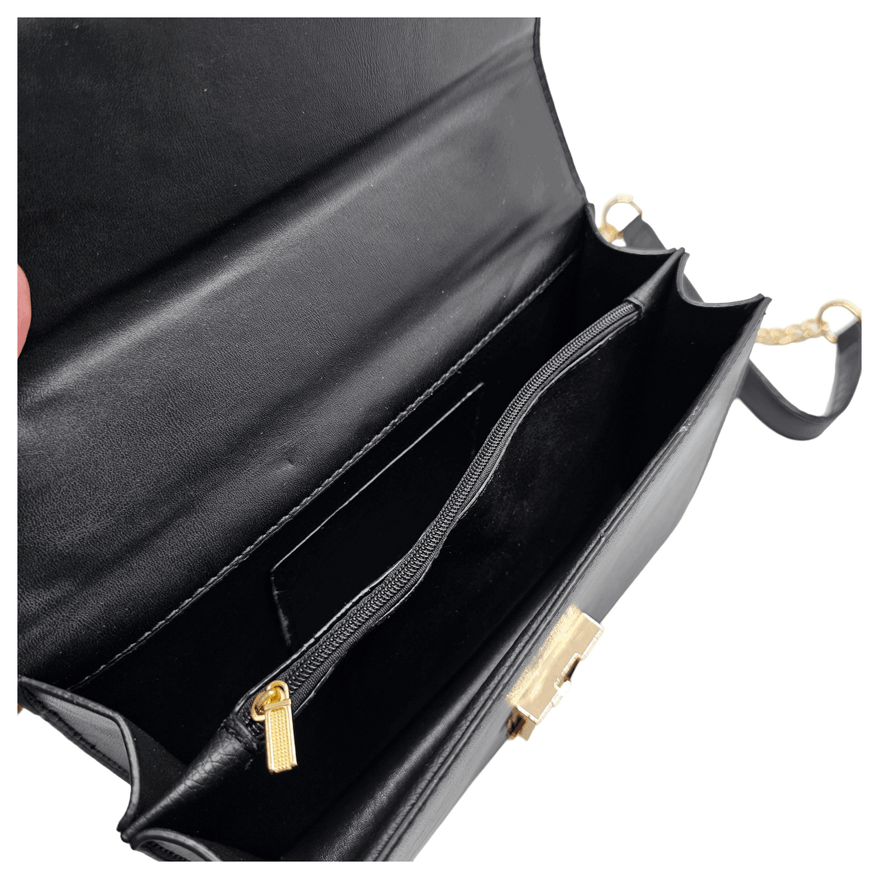 TOM FORD Logo Clasp Embossed Shoulder Bag Black - EBM | TBC elorabym.pk {{ shop.shopifyCountryName }} - Discounted Prices - Online Store - Best Quality In Pakistan - Sale -Cash On Delivery - Online Payment - Bank Transfer Facility - Shipping Worldwide - Sleepwear - Loungewear - Nighties - Crossbody - Handbag