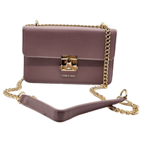 Thumbnail for The Bag Couture Handbags, Wallets & Cases TOM FORD Logo Clasp Embossed Shoulder Bag Tea Pink