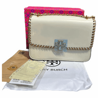 Thumbnail for Tory Burch Britten Shoulder / Crossbody Bag Off White - EBM | TBC elorabym.com {{ shop.shopifyCountryName }} - Discounted Prices - Online Store - Best Quality In Pakistan - Sale -Cash On Delivery - Online Payment - Bank Transfer Facility - Shipping Worldwide - Sleepwear - Loungewear - Nighties - Crossbody - Handbag