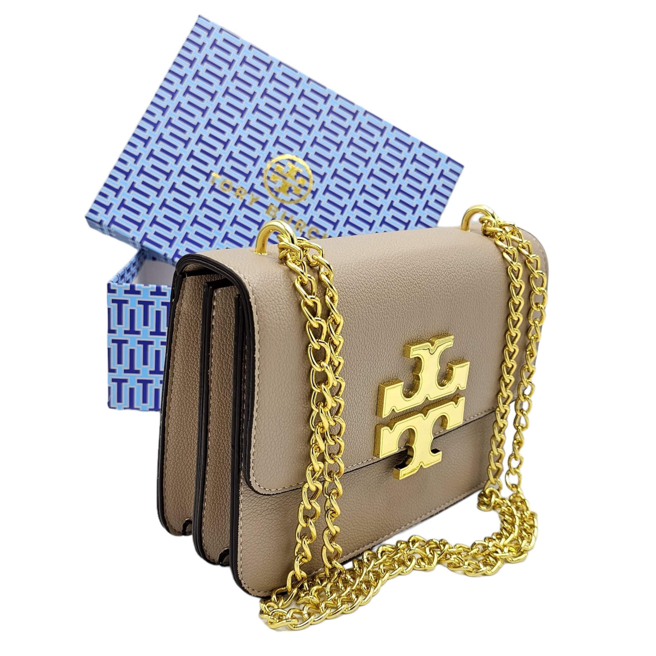 The Bag Couture Handbags, Wallets & Cases Tory Burch Eleanor Medium Shoulder / Crossbody Bag Tea Pink