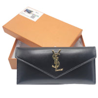 Thumbnail for The Bag Couture Luggage & Bags YSL 3 Fold Wallet Black