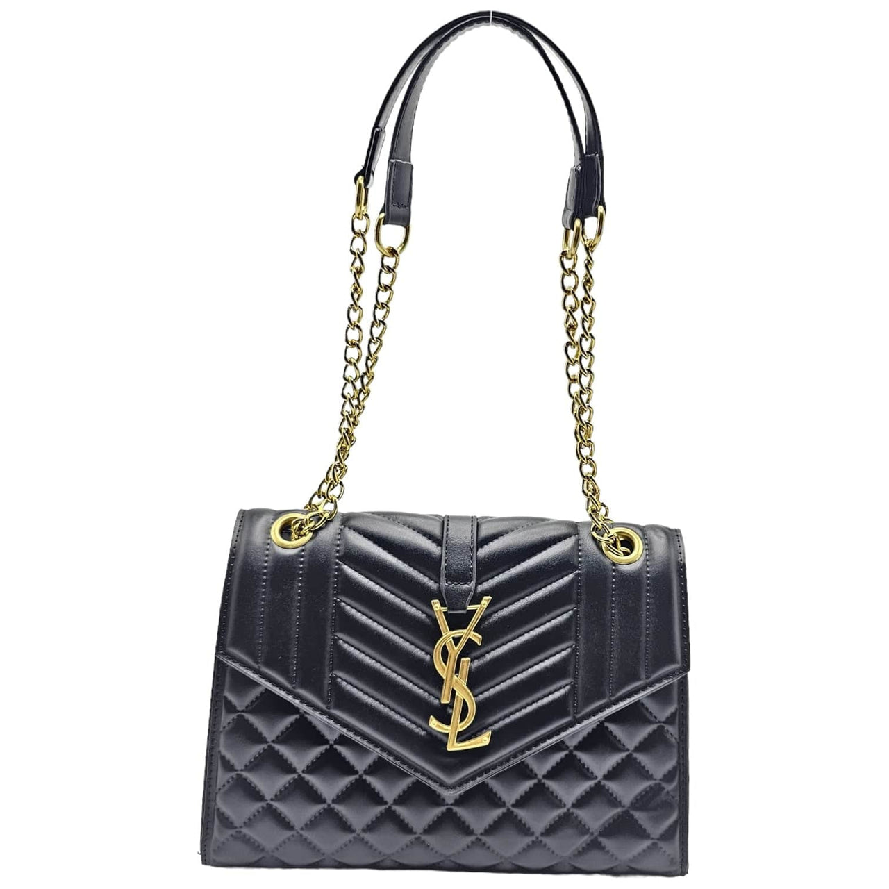 The Bag Couture Handbags, Wallets & Cases YSL Envelope Medium Shoulder Bag Black