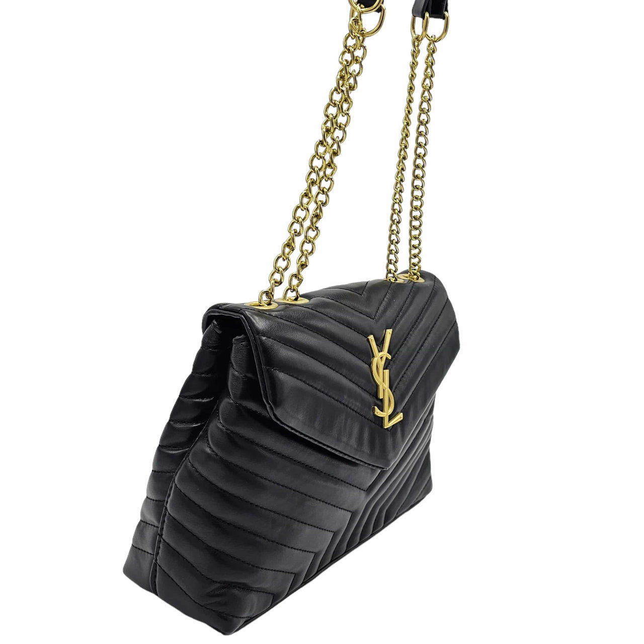 The Bag Couture Handbags, Wallets & Cases YSL Loulou Medium Shoulder / Crossbody Bag Black