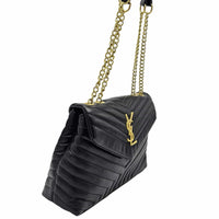 Thumbnail for The Bag Couture Handbags, Wallets & Cases YSL Loulou Medium Shoulder / Crossbody Bag Black