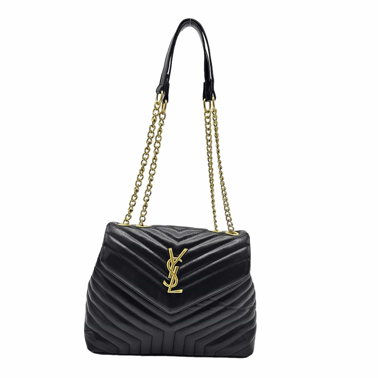 The Bag Couture Handbags, Wallets & Cases YSL Loulou Medium Shoulder / Crossbody Bag Black