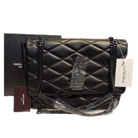 Thumbnail for The Bag Couture Handbags, Wallets & Cases YSL Quilted Loulou Medium Shoulder / Crossbody Bag Black