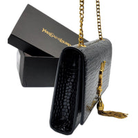 Thumbnail for The Bag Couture Handbags, Wallets & Cases YSL Shoulder / Crossbody Bag Black Gold