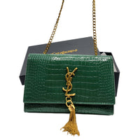 Thumbnail for The Bag Couture Handbags, Wallets & Cases YSL Shoulder / Crossbody Bag Green Gold