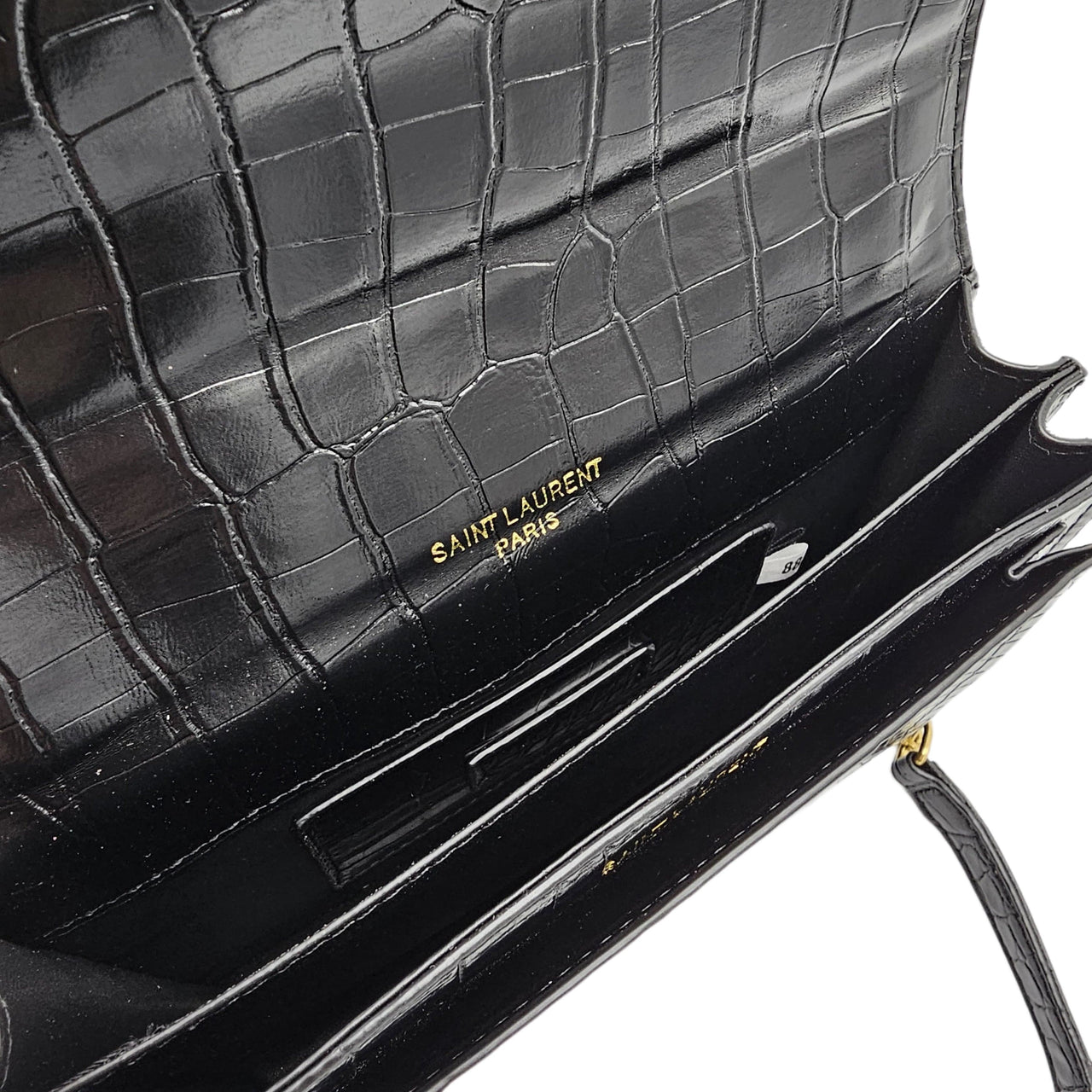 The Bag Couture Handbags, Wallets & Cases YSL Sunset Medium Shoulder Bag Black Gold
